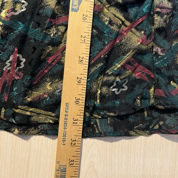 Mens Cosi VTG Casual Button SS Shirt L Colorful Retro Geometric Grunge - Picture 7 of 8